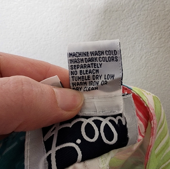 Lilly Pulitzer White Lable Patchwork Pants 2P - Picture 6 of 6